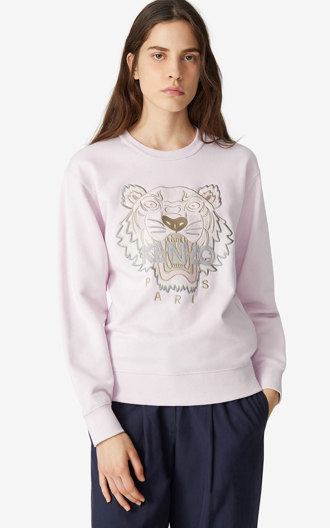 Kenzo Tiger Sweatshirt Dame - Lyserød DK-001284